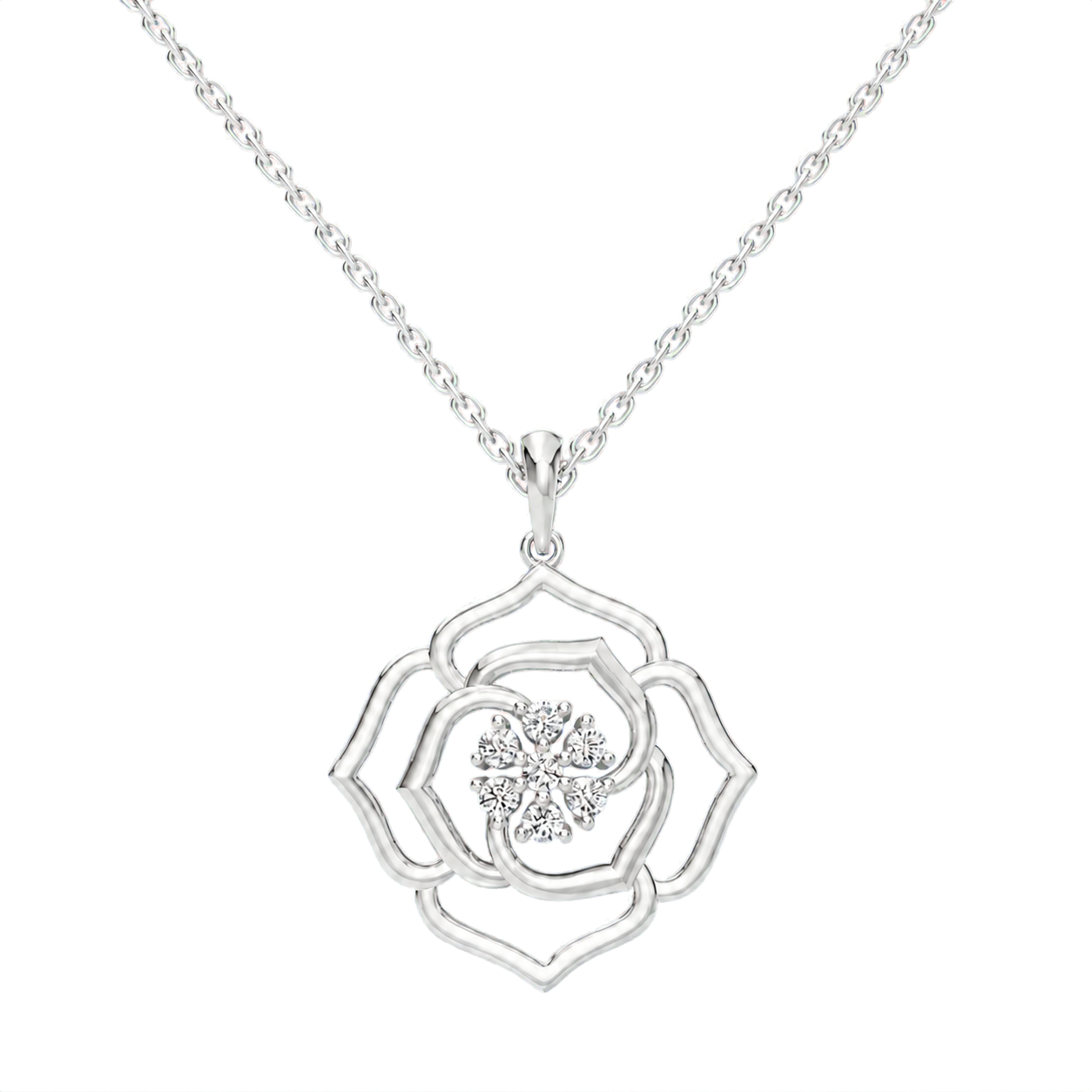 Bloom Multi Stone Pendant